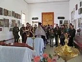 Благословение участников слета