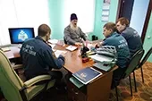 Рабочая встреча в пожарной части