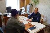 Рабочая встреча в полиции