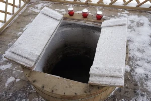 Освящение источника в деревне Ново-Сергеевка