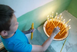 Освящение монастырского источника