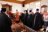 Пасхальное Архиерейское Богослужение на Светлой Седмице в поселке Климово