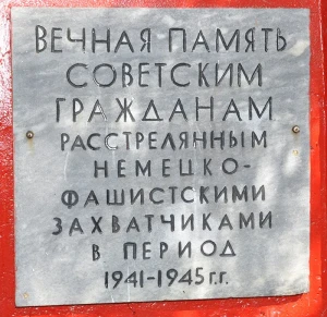 В день освобождения села Сачковичи от оккупантов