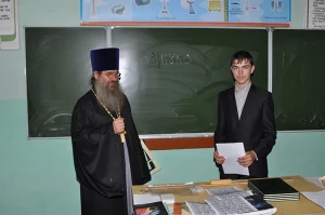 Урок церковно-славянского языка в школе