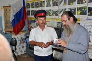 Казачий круг в поселке Климово