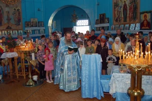 Молебен в праздник Успения Пресвятой Богородицы