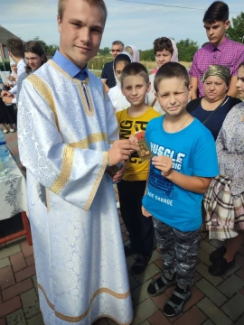 Молебное пение перед началом учения