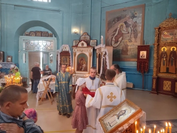 Освящение винограда и плодов в храмах Освящение винограда и плодов в храмах