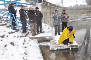 Великое освящение воды на источнике в селе Чернооково Великое освящение воды на источнике в селе Чернооково