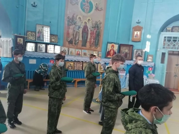 Благословение участников соревнований Благословение участников соревнований
