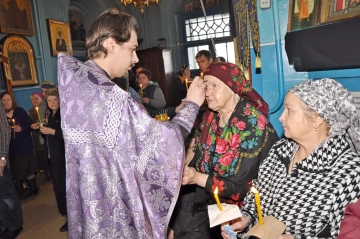 Таинство Елеосвящения в храме