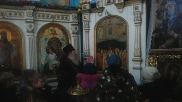 Школьники посетили сельский храм
