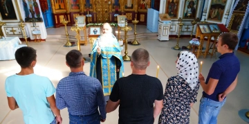 Благословение участников международного конкурса ландшафтного дизайна
