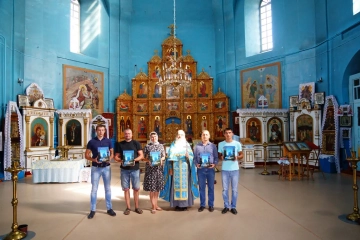 Благословение участников международного конкурса ландшафтного дизайна
