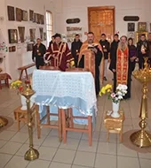 Благословение участников соревнований
