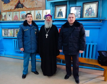 Рабочая встреча в храме