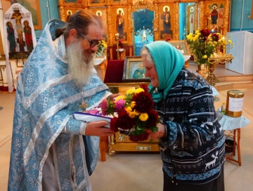 Юбилей старейшей приходской труженицы