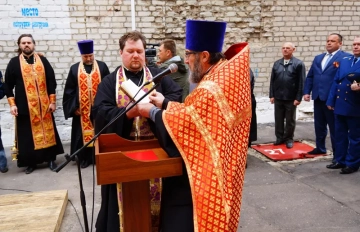 Новозыбковское благочиние. Молебное пение на основание храма-часовни