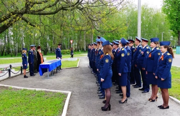 Принятие присяги в день празднования Великой победы