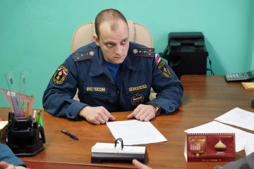 Рабочая встреча в пожарной части Рабочая встреча в пожарной части