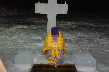 Великое освящение воды в приходе