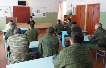 Молебен в пограничной части