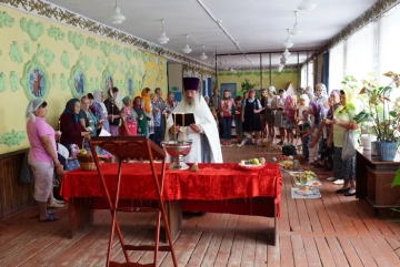 Климовское благочиние. Освящение плодов в селе Истопки