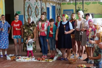 Климовское благочиние. Освящение плодов в селе Истопки