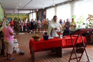 Климовское благочиние. Освящение плодов в селе Истопки