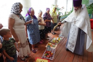 Климовское благочиние. Освящение плодов в селе Истопки