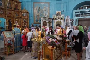 Освящение нового меда в приходе