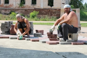 Благоустройство церковной территории