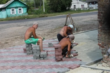 Благоустройство церковной территории