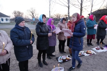 Пасхальные Богослужения в селах Климовского района