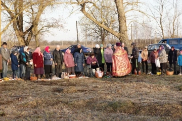 Пасхальные Богослужения в селах Климовского района
