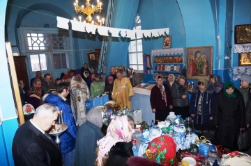Климовское благочиние. Великое освящение воды и раздача просветительских листовок о Крещенской воде в Сачковичах