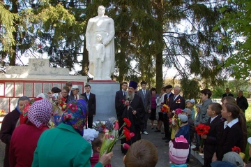 Празднование в честь Дня победы в селе Сачковичи