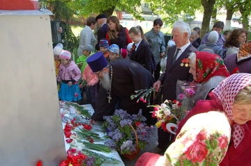 Празднование в честь Дня победы в селе Сачковичи