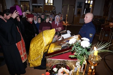 Прибытие и пребывание ковчега Святых мощей Святителя Николая Архиепископа Мир Ликийских в храмах Климовского района Прибытие и пребывание ковчега Святых мощей Святителя Николая Архиепископа Мир Ликийских в храмах Климовского района