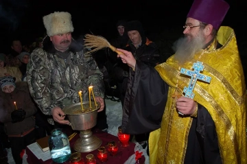 Великое освящение воды в Чернооково