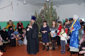 Рождественский концерт в Лобановской школе Рождественский концерт в Лобановской школе