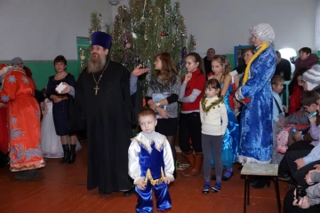 Рождественский концерт в Лобановской школе Рождественский концерт в Лобановской школе