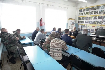 Освящение здания автошколы в поселке Климово Освящение здания автошколы в поселке Климово