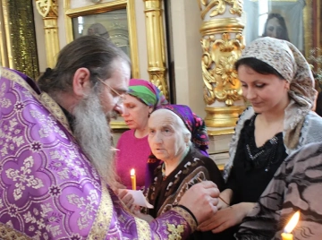 Соборование в храме Чуда Архистратига Михаила в Хонех г. Новозыбкова