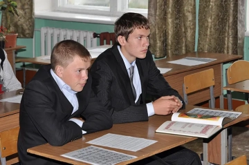 Урок церковно-славянского языка в школе