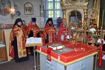 Соборное служение Великой вечерни в храме Чуда Архистратига Михаила г. Новозыбкова