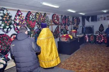 Освящение помещений Климовского Ритуального центра Освящение помещений Климовского Ритуального центра