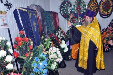 Освящение помещений Климовского Ритуального центра Освящение помещений Климовского Ритуального центра
