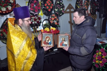 Освящение помещений Климовского Ритуального центра Освящение помещений Климовского Ритуального центра