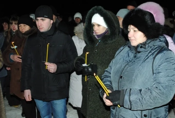 Великое освящение воды на источнике в селе Чернооково Великое освящение воды на источнике в селе Чернооково